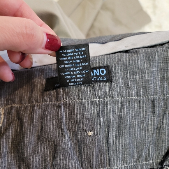 Murano Wardrobe Essentials Men Business Casual Beige Dress Pants Size 32W x 30L - Picture 8 of 8